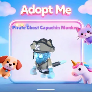 Pirate Ghost Capuchin Monkey