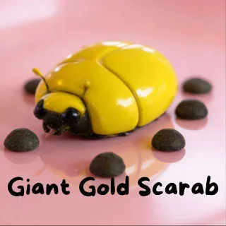 Giant Gold Scarab