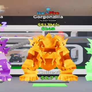 Fortnite Steal The Brainrot Gorgonzilla Ice&Fire 1 Trait