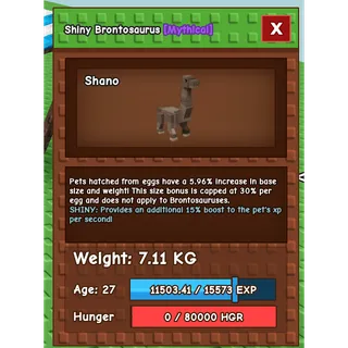 Shiny Brontosaurus 