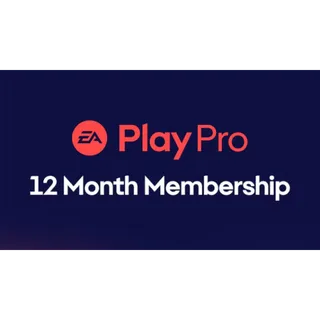 12 Month subscription of EA PLAY PRO Globally ( No region restriction)