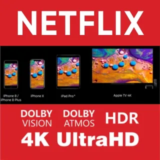 Premium Netflix Private Account 4K|UHD - 1 Month