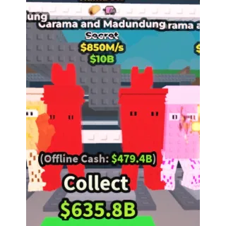 Garama and madundung rainbow 850m/1s - steal a brainrot