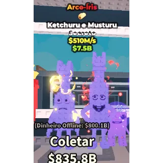 KETCHURU AND MUSTURU RAINBOW 510M/1s - steal a brainrot 