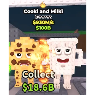 COOKI AND MILKI 930M/1s - steal a brainrot 