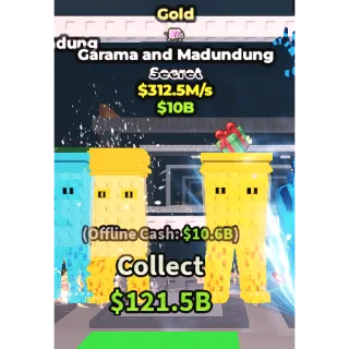 GARAMA AND MADUNDUNG 312.5M/1s - steal a brainrot 