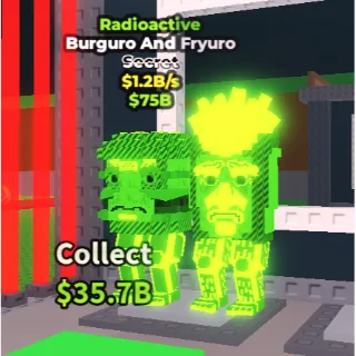 burguro and fryuro radioactive 1.2b/1s - steal a brainrot 