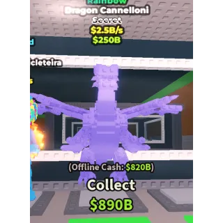 DRAGON CANNELLONI RAINBOW 2.5B/1s - steal a brainrot 