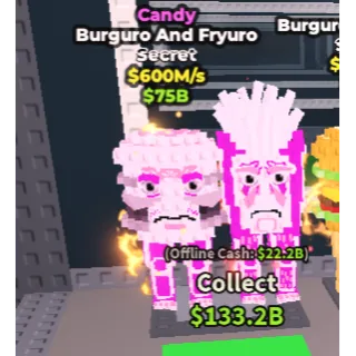 burguro and fryuro candy 600m/1s - steal a brainrot 