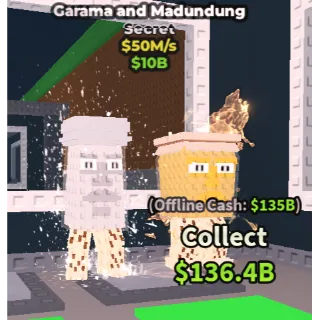 GARAMA AND MADUNDUNG 50M/1s - steal a brainrot 