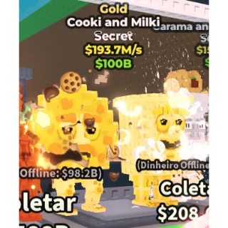 Cooki and milki 193.7m/1s - steal a brainrot 