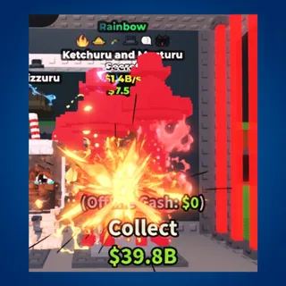 Rainbow ketchuru and musturu 1.4B/1s - steal a brainrot