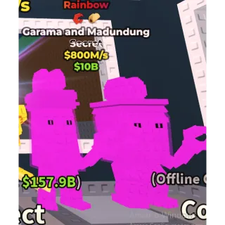 garama and madundung rainbow 800m/1s - steal a brainrot 