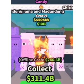 Garama and madundung candy 450m/1s - steal a brainrot