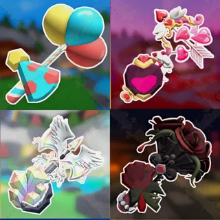 Party balloon set - lovesick set - Pegasus set - Gothic set