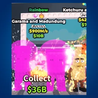 Garama and madundung rainbow 900m/1s 