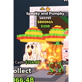 spooky and pumpky 800m/1s - steal a brainrot 