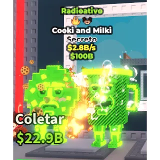 COOKI AND MILKI RADIOACTIVE 2.8B/1s - steal a brainrot 