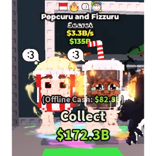 Popcuru and fizzuru 3.3b/1s - steal a brainrot 