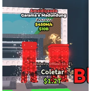Garama and madundung cursed 450m/1s - steal a brainrot 