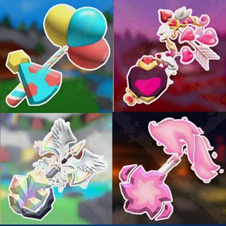 Party balloon set - Lovesick set - Pegasus set - Devilish set