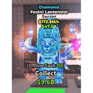 Foxini Lanternini DIAMOND 172.5M/1s - STEAL A BRAINROT