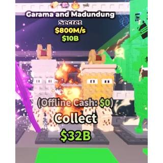 Garama and madundung 800m/1s - steal a braintot