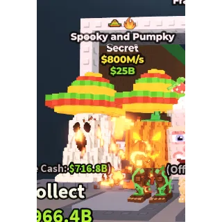 spooky and pumpky 800m/1s - steal a brainrot 