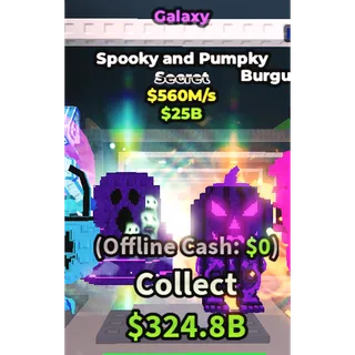 spooky and pumpky galaxy 560m/1s - steal a brainrot
