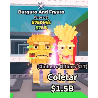 BURGURO AND FRYURO 750M/1s - steal a brainrot 