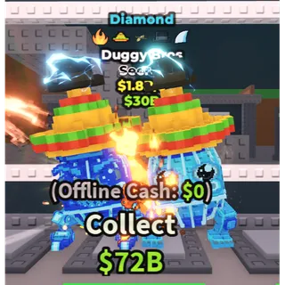 DUGGY BROS DIAMOND 1.8B/1s - steal a brainrot 