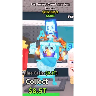 la secret combinasion 812m/1s - steal a brainrot 