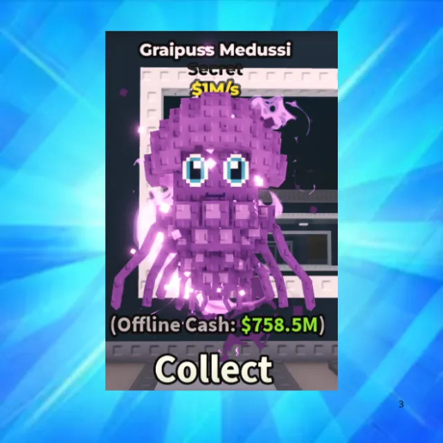 Brainrot Graipuss Medussi Roblox Steal A Brainrot Secret Pet – Fast Shipping, Best Price!-1160520