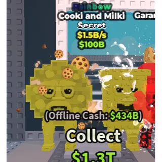 Cooki and milki rainbow 1.5b/1s - steal a brainrot