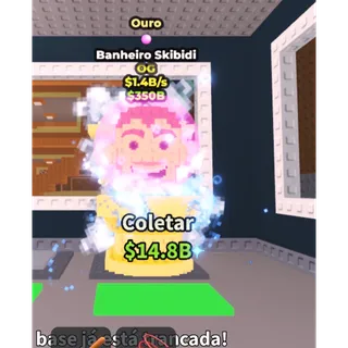 Skibidi toilet 1.4b/1s - steal a brainrot