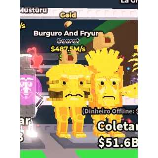 burguro and fryuro 487.5m/1s - steal a brainrot 