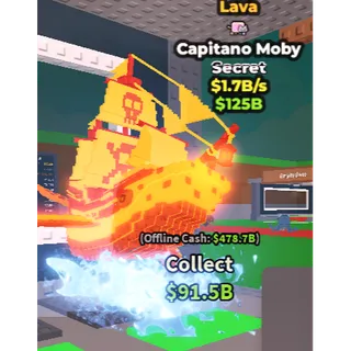 Capitano moby lava 1.7b/1s - steal a brainrot