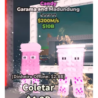 Garama and madundung candy 200m/1s - steal a brainrot 