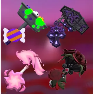 Gothic Bouquet & Batwing Basher & Devilish Candle and Batwing Basher
