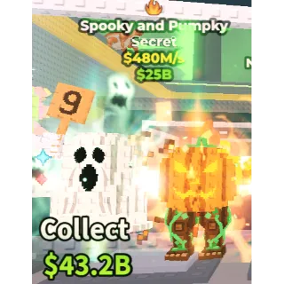 SPOOKY AND PUMPKY 480M/1s - steal a brainrot 
