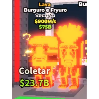 BURGURO AND FRYURO LAVA 900M/1s - steal a brainrot 