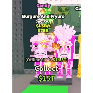 BURGURO AND FRYURO CANDY 1.3B/1s - steal a brainrot 