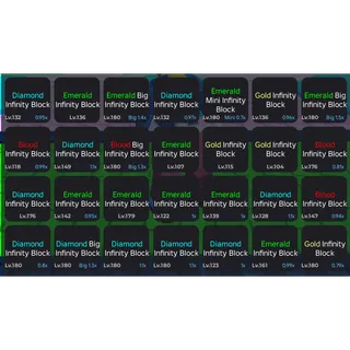 INFINITY BLOCK -  Escape Tsunami For Brainrots