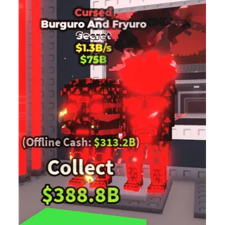 Burguro and fryuro cursed 1.3b/1s - steal a brainrot 