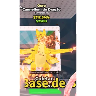 dragon cannelloni gold 312.5m/1s - steal a brainrot 