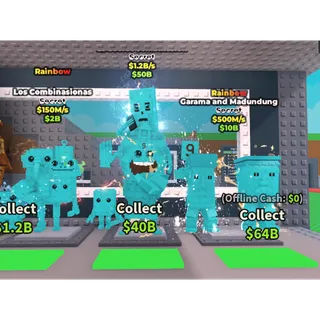 BEST BRAINROTS RAINBOW (GARAMA RAINBOW 500M/1s + LA SECRET RAINBOW 1.2B/1s + LOS COMBINASIONAS 150M/1s