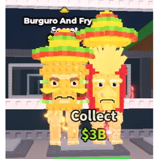 BURGURO AND FRYURO 750M/1s - steal a brainrot 