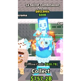 la secret combinasion 812.5m/1s - steal a brainrot 