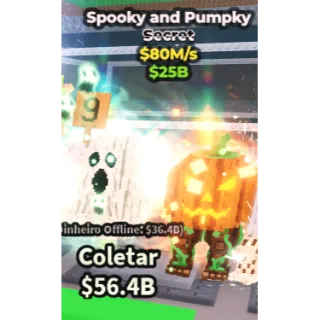 spooky and pumpky 80m/1s - steal a brainrot 