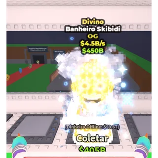 SKIBIDI TOILET DIVINE 4.5B/1s - steal a brainrot 
